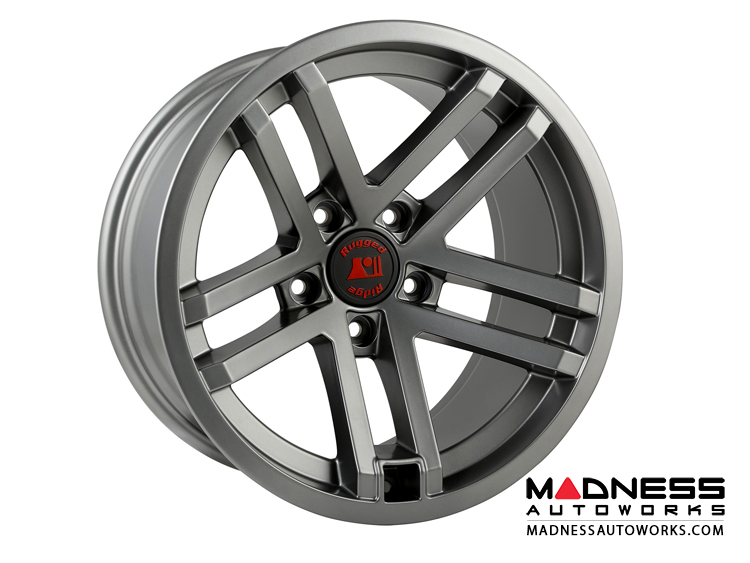 Jeep Gladiator Jesse Spade Wheel - 17x9" - Satin Gun Metal